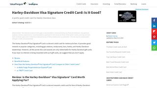 
                            12. Harley-Davidson Visa Signature Credit Card: Is it Good? | Credit Card ...