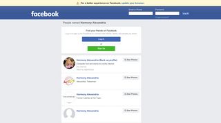 
                            3. Harmony Alexandria Profiles | Facebook