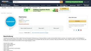 
                            2. Harmony: Amazon.de: Alexa Skills