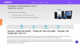 
                            1. Harmony and Amazon Alexa - Harmony Support - Logitech Harmony