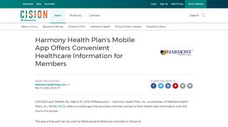 
                            13. Harmony Health Plan's Mobile App Offers Convenient ...