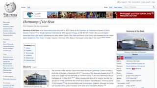 
                            11. Harmony of the Seas - Wikipedia