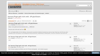 
                            11. Harmony Plugin geht nicht mehr. API geschlossen. - HomeMatic-Forum ...