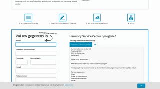 
                            6. Harmony Service Center Opzeggen | Zet je contract stop - SepaStop.eu