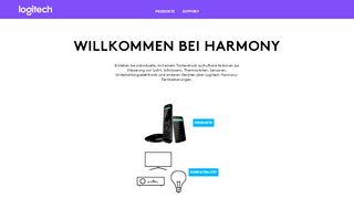 
                            2. Harmony Support - Logitech Harmony