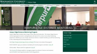 
                            8. Harpur Edge Distance Mentoring - Harpur College | Binghamton ...