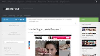 
                            1. HarrietSugarcookie Password | PasswordsZ