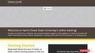 
                            7. Harris-Stowe State University Online Tutoring: Login
