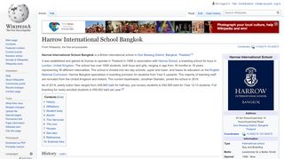 
                            12. Harrow International School Bangkok - Wikipedia