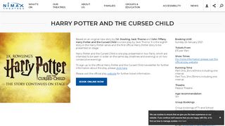 
                            2. Harry Potter And The Cursed Child | Official Tickets ... - Nimax Theatres