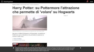 
                            8. Harry Potter: su Pottermore l'attrazione che permette di 'volare' su ...