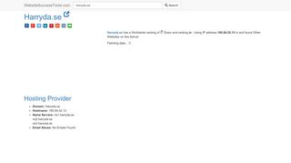 
                            7. Harryda.se Error Analysis (By Tools) - WebsiteSuccessTools.com