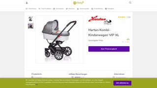 
                            11. Hartan Kombi-Kinderwagen VIP XL kaufen – Tests & Bewertungen