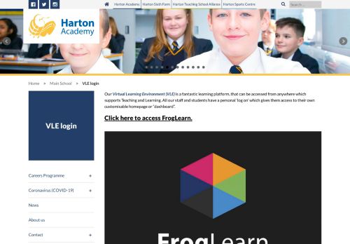 
                            9. Harton Academy | VLE login