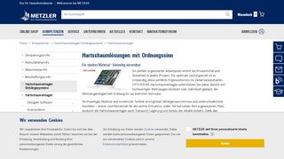 
                            5. Hartschaumeinlagen - Metzler GmbH & Co KG -