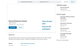 
                            11. Harvard Extension School | LinkedIn