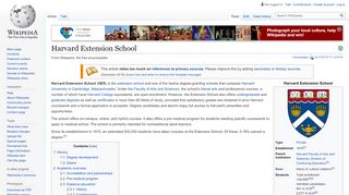 
                            13. Harvard Extension School - Wikipedia