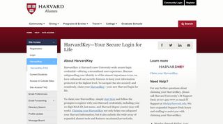 
                            8. HarvardKey—Your Secure Login for Life | Harvard Alumni