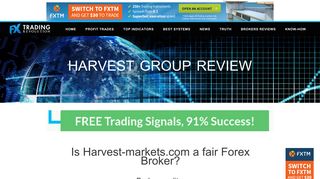 
                            1. Harvest Group | Harvest Markets | Forex Broker Review - ...