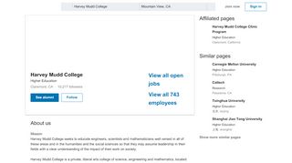 
                            8. Harvey Mudd College | LinkedIn