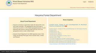 
                            6. Haryana, Forest Department: Home Page