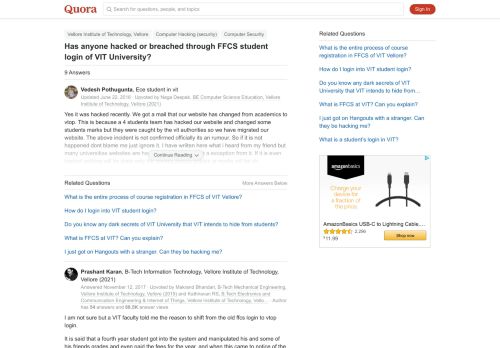 
                            4. Has anyone hacked or breached through FFCS student login of VIT ...