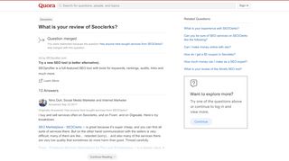 
                            6. Has anyone here bought services from SEOClerks? - Quora