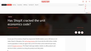 
                            12. Has ShopX cracked the unit economics code? - YourStory