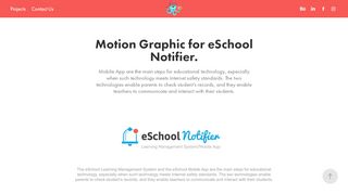
                            13. Hasan Farhat - Motion Graphic for eSchool Notifier.