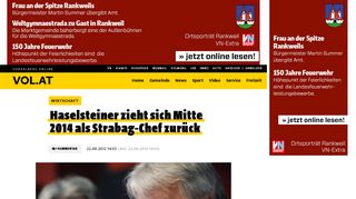 
                            8. Haselsteiner zieht sich Mitte 2014 als Strabag-Chef zurück - Wirtschaft ...