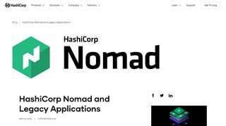 
                            10. HashiCorp Nomad and Legacy Applications