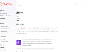 
                            12. Hashing - Laravel - The PHP Framework For Web Artisans