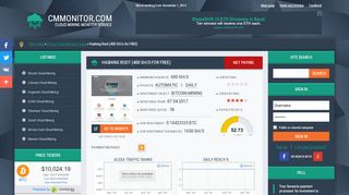 
                            1. Hashing Root - Cloud Mining Monitor