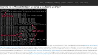 
                            12. Hashing Root Mining If Bitcoin Goes Up Do Altcoins Go ...