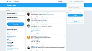 
                            7. #hashnest hashtag on Twitter