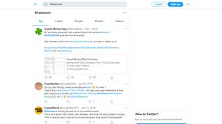 
                            8. #hashzone hashtag on Twitter