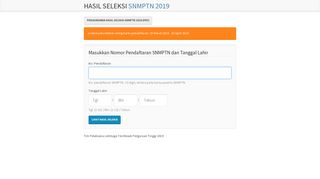 
                            9. Hasil Seleksi SNMPTN 2017