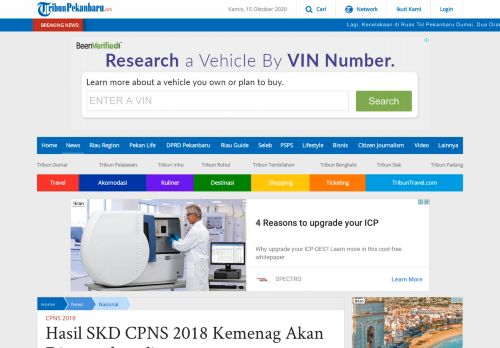 
                            9. Hasil SKD CPNS 2018 Kemenag Akan Diumumkan di Laman www ...
