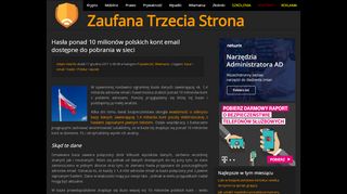 
                            13. Hasła ponad 10 milionów polskich kont email dostępne do pobrania w ...