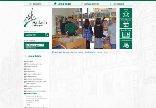 
                            3. Haslach im Kinzigtal: Katalog + Konto - Stadt Haslach