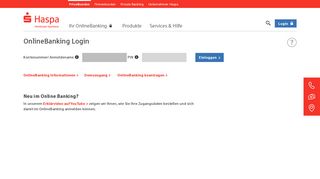 
                            10. Haspa - OnlineBanking Login - Hamburg