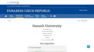 
                            12. Hasselt University | EURAXESS Czech Republic