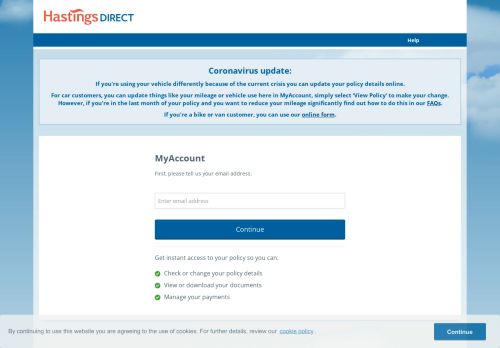 
                            5. Hastings Direct | MyAccount Log in and Registration