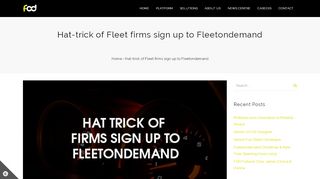 
                            6. Hat-trick of Fleet firms sign up to Fleetondemand – Fleetondemand