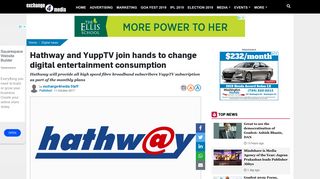 
                            5. Hathway and YuppTV join hands to change digital entertainment ...