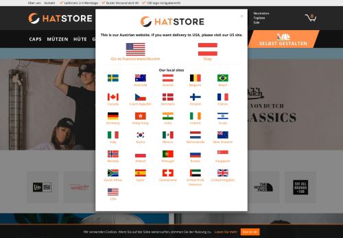 
                            3. Hatstore.at: Caps online kaufen – RIESENAUSWAHL an Caps