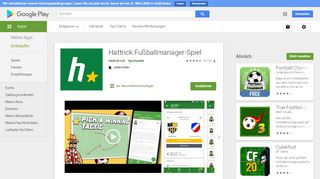 
                            3. Hattrick Football Manager Game – Apps bei Google Play