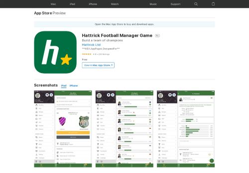 
                            12. Hattrick Football Manager Game on the App Store - iTunes - Apple