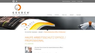 
                            12. Haufe Arbeitsschutz Office / Professional – GESOCA