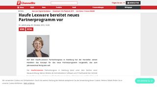 
                            7. Haufe Lexware bereitet neues Partnerprogramm vor - ChannelBiz DE